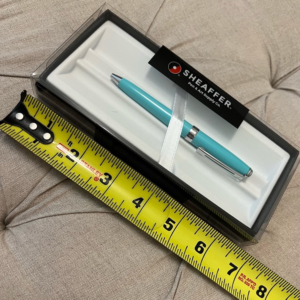 Sheaffer Prelude Mini Gloss Turquoise Ballpoint Pen - Picture 2 of 4